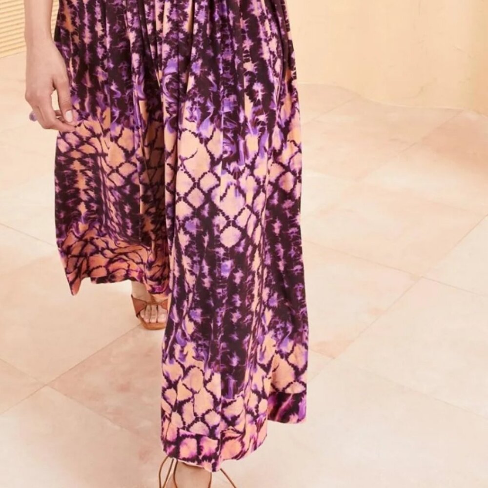 NWOT ULLA JOHNSON Freya Midi Dress in Wisteria S $570 - Picture 5 of 11